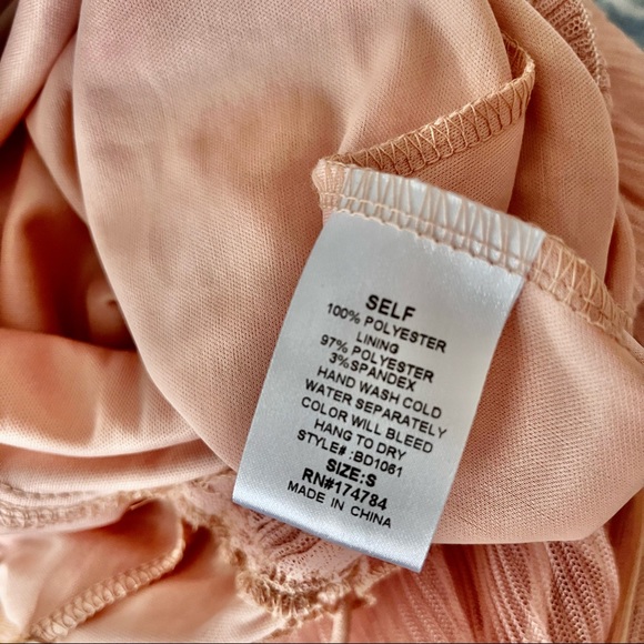 Blithe Powder Pink Tulle Maxi Corset Dress with Shorts - Picture 8 of 8